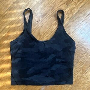 Lululemon Black Camo Align tank top - cropped
